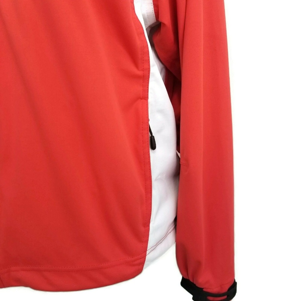 Sun Mountain Rainflex M Jacket Red White Nwot - image 4